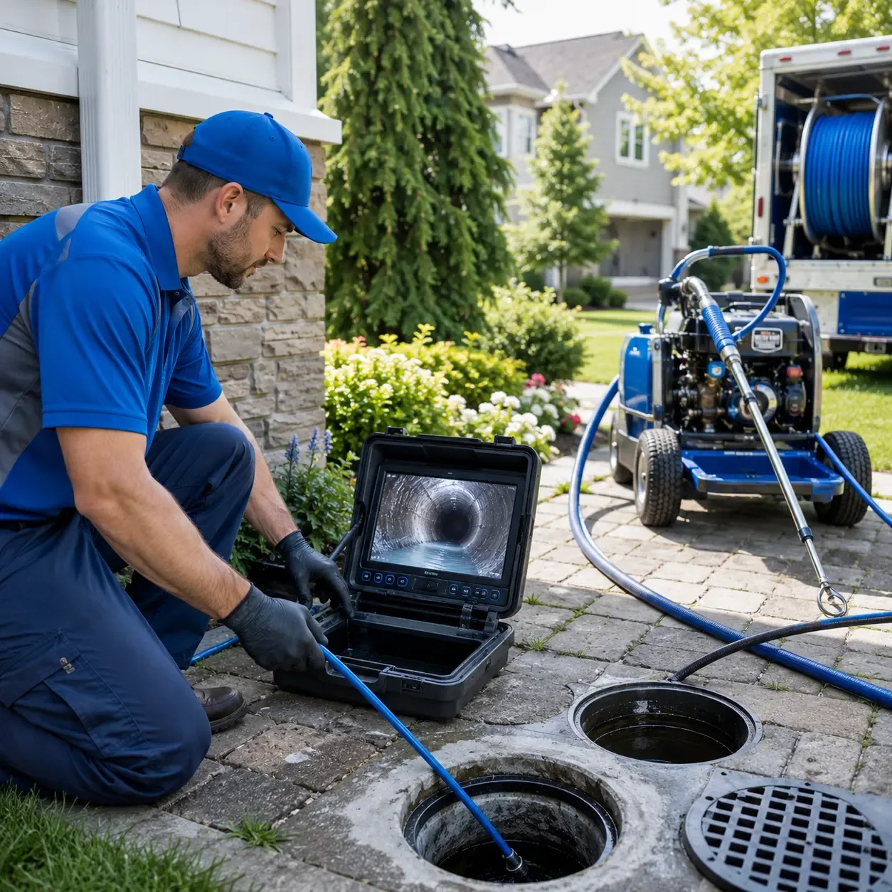 Outdoor drain cleaning professionals serving Woodburn, IA